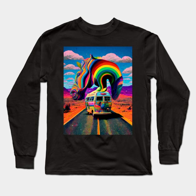 Psychedelic Journeys of the Third Order Long Sleeve T-Shirt by FrogandFog